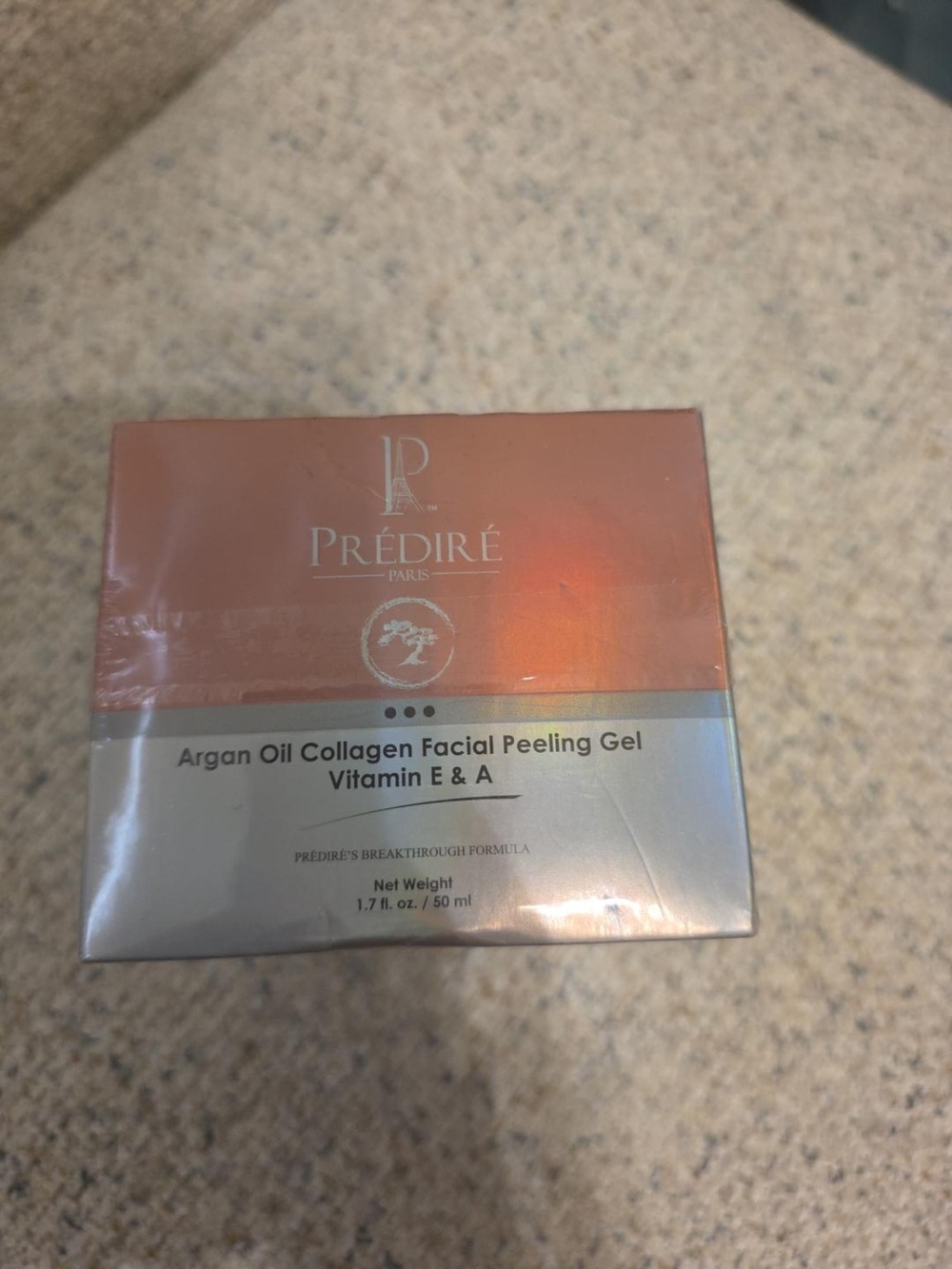 Predire Paris Argan Oil Collagen Facial Peeling Gel Vitamin E A 50ml Sealed